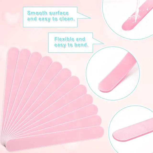 Alt view image 3 of 7 - 15 Pieces Reusable Stir Sticks Sets Include 12 Pieces Resin Stirring Makeup Sticks and 3 Pieces Silicone Epoxy Brushes for Mixing Resin Epoxy Liquid Facial Cover Paint Making DIY(Pink)