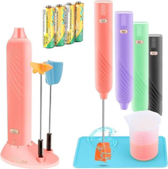 Main image of Electric Epoxy Resin Mixer Handheld for Minimizing Bubbles, Resin Stirrer, Silicone Mixing