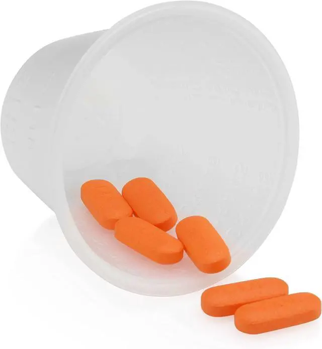 Alt view image 5 of 7 - Plastic Medicine Cups 1 oz / 30 mL Graduated (300 Pack) Disposable Measuring Cups with oz, mL, cc & Tbsp Markings for Medication, Epoxy, Oils & Paint