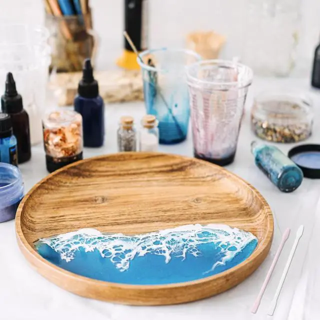 Alt view image 6 of 6 - 2 Pcs Silicone Stir Sticks 8 Inch Reusable Epoxy Stir Sticks Silicone Wax Stick for Epoxy Resin Paint Liquid Making Epoxy Tumbler Art DIY Projects, Purple