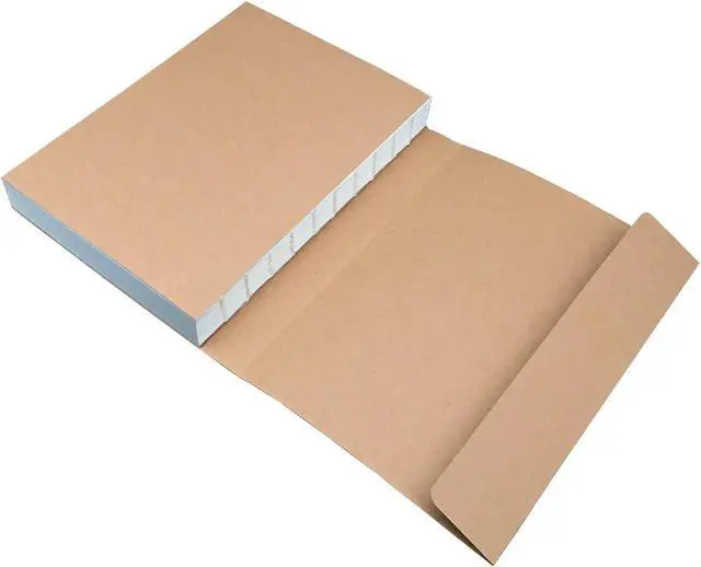 Alt view image 2 of 7 - Kraft Cover Drawing Notebook & Sketchbook Blank Plain Sketch Books 125g Thick Paper A5 Size, 150x210mm Paper Ideal for Drawing & Sketching- 128 Sheets Each 180 Degree Opening