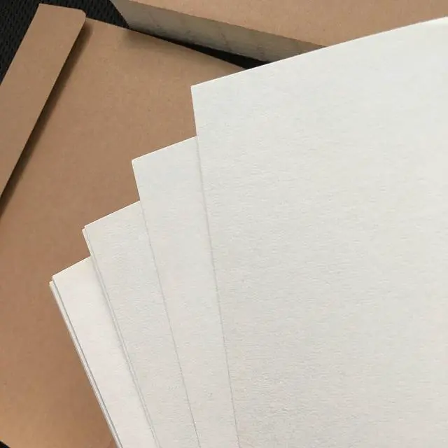 Alt view image 4 of 7 - Kraft Cover Drawing Notebook & Sketchbook Blank Plain Sketch Books 125g Thick Paper A5 Size, 150x210mm Paper Ideal for Drawing & Sketching- 128 Sheets Each 180 Degree Opening