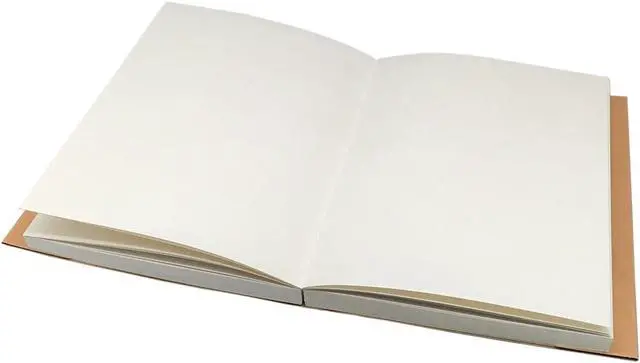 Alt view image 5 of 7 - Kraft Cover Drawing Notebook & Sketchbook Blank Plain Sketch Books 125g Thick Paper A5 Size, 150x210mm Paper Ideal for Drawing & Sketching- 128 Sheets Each 180 Degree Opening