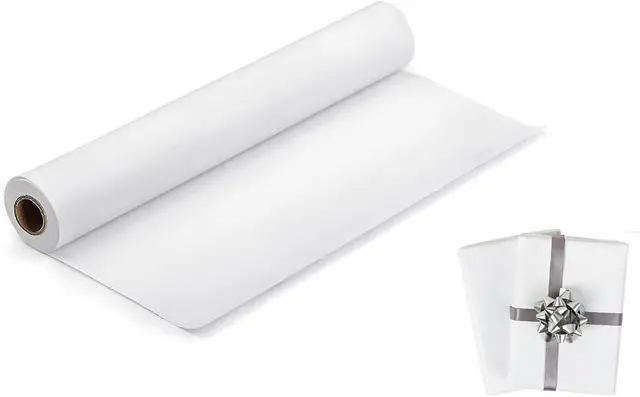 Alt view image 8 of 8 - White Paper Roll for Craft Banner 18" Paper Roll for Kids Easel Drawing | Kids Easel Paper Roll 17.5x590" White Craft Paper Roll Kids Drawing Paper Roll White Wrapping Paper Bulletin Board Paper
