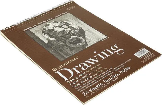 Alt view image 2 of 2 - 400-104 400 Series Drawing, Smooth Surface, 9x12, 24 Sheets