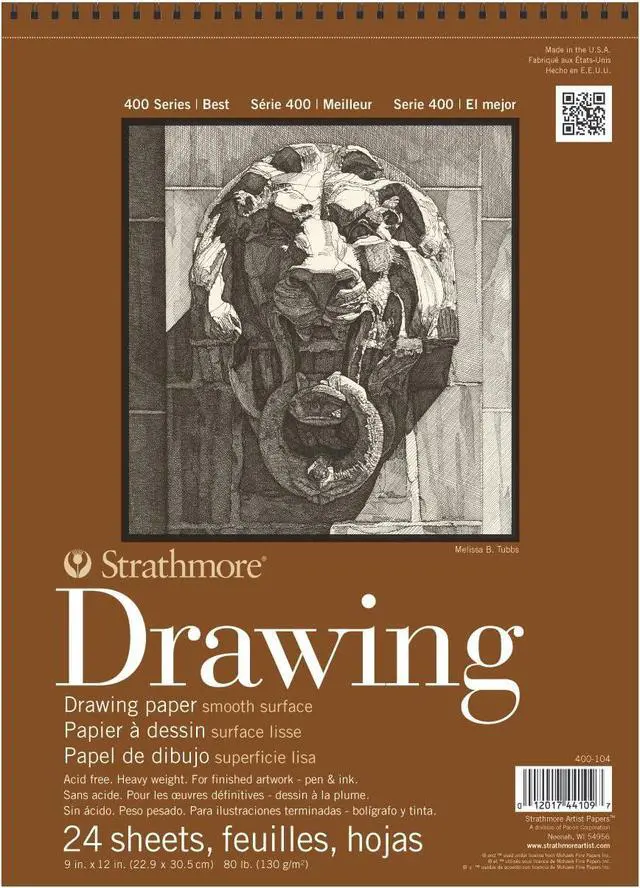 Main image of 400-104 400 Series Drawing, Smooth Surface, 9x12, 24 Sheets