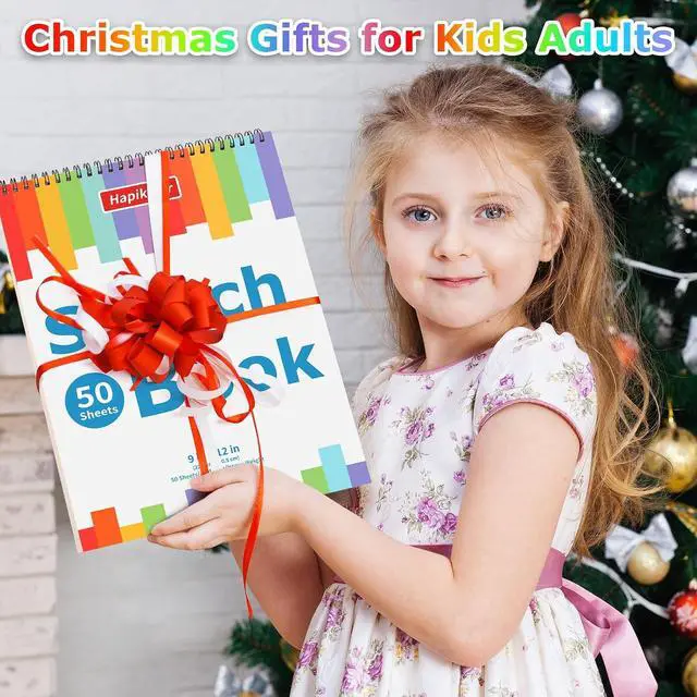 Alt view image 2 of 7 - 9" x 12" Sketch Book, 2-Pack 50 Sheets Spiral Bound Art Sketchbook Notebook | Acid Free Artist Drawing Book Paper, Art Supplies for Adults Kids, Coloring Book, Sketch Paper for Drawing Coloring Sketch