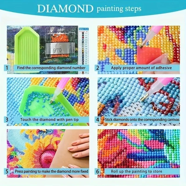 Alt view image 7 of 7 - 5D Diamond Art Kits for Adults Shell, Full Drill DIY Rhinestone Embroidery Set Paint with Diamonds Art Shell on The Beach by Number Kits Cross Stitch Home Wall Craft Decoration 12x16 Inch