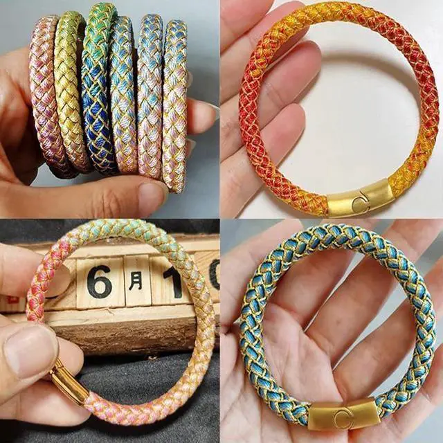 Alt view image 4 of 6 - Jig Bracelet Maker, Adjustable Wood Bracelet Jig DIY Hand Knitting Jig with 2 Clamp Bracelet Braiding Tool, U Shape Clear Scale Maker Rack