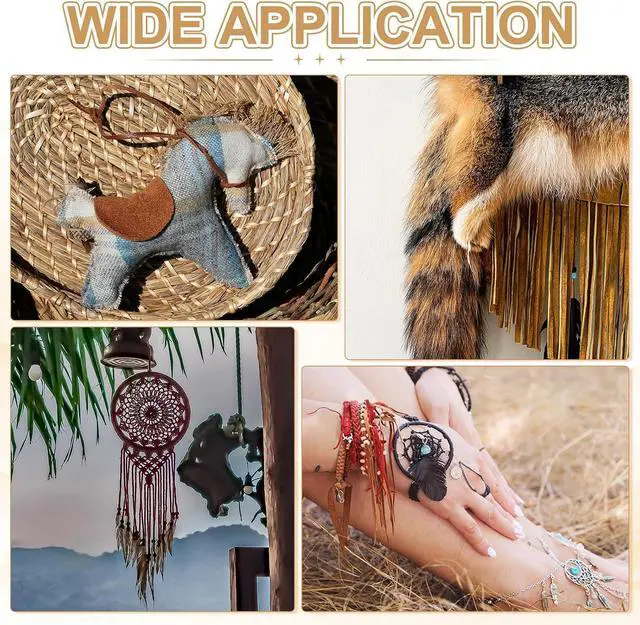 Alt view image 7 of 7 - Leather String, 3 mm x 5.5 Yard Flat Faux Suede Leather Cord Thread Velvet String for Jewelry Making Bracelet Necklace DIY Crafts Dream Catcher, Blue