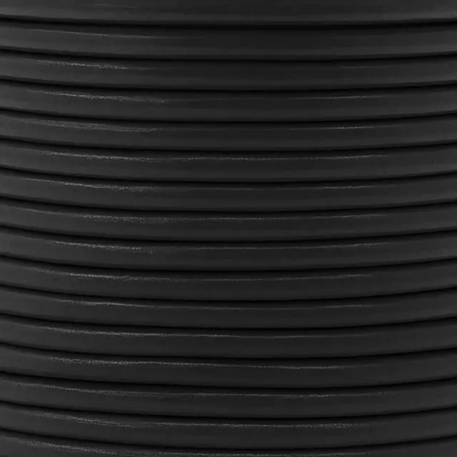 Alt view image 3 of 7 - 1.5mm Round Genuine Black Leather Cord for Jewelry Making | 20 YDs, Durable, Real Cowhide String, Rope for Bracelets, Necklaces, Beading, Braiding, Kumihimo, Lanyards, DIY Crafts