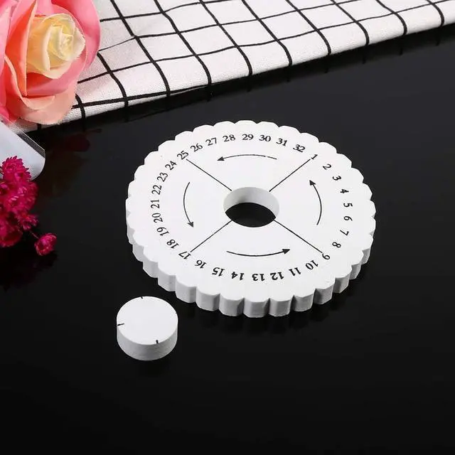 Alt view image 4 of 5 - Braiding Supplies Jewelry Kit - 6PCs Cord Maker Tools Set | Round & square weaving disk, portable tool for DIY friendship bracelet making