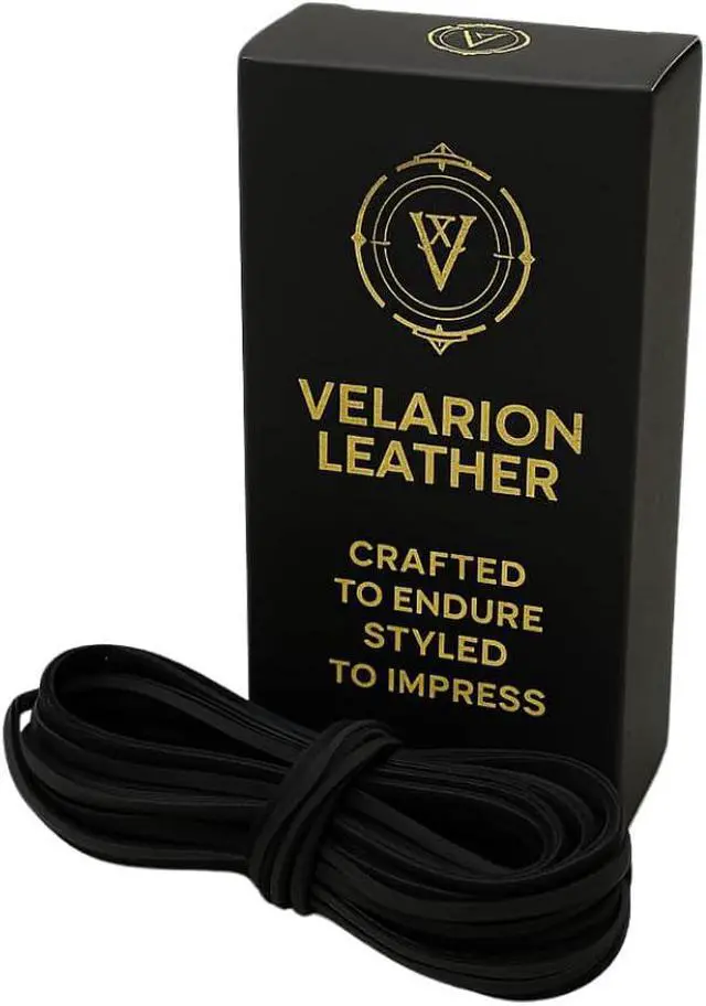 Alt view image 6 of 7 - Velarion Flat Genuine Leather Strip Cord 3mm Wide, 5 m Long Real Leather Braiding String for Jewelry Making, Crafting, Beading, DIY - Thickness Options (Light Brown, 1,3 mm Thickness)