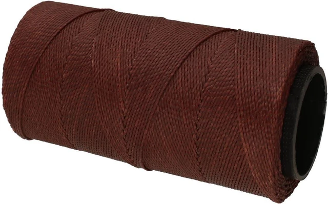 Alt view image 2 of 7 - Knot It Waxed Polyester Cord Pecan Color 0.7mm Diameter Light Wax, 144 Meters (472 Feet) Per Spool Make Jewelry, Macrame, Friendship Bracelets and DIY Crafts