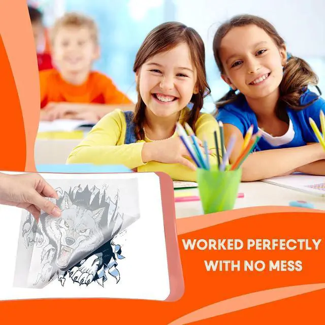 Alt view image 5 of 5 - 60pcs Carbon Paper for Tracing - 40pcs Transfer Tracing Paper, A4 | Use with Tracing Paper, Translucent Trace Paper for Drawing Patterns on Wood, Canvas, Fabric, Artist Lettering & Sketching