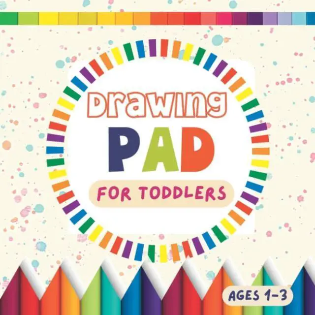 Main image of Drawing Pad For Toddlers 1-3: Square Blank Paper Journal For Drawing, Doodling, Writing & Sketching | Large Drawing Book 100 Pages