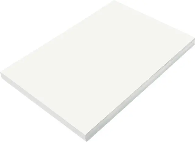 Main image of Formerly SunWorks) Construction Paper, White, 12" x 18", 100 Sheets