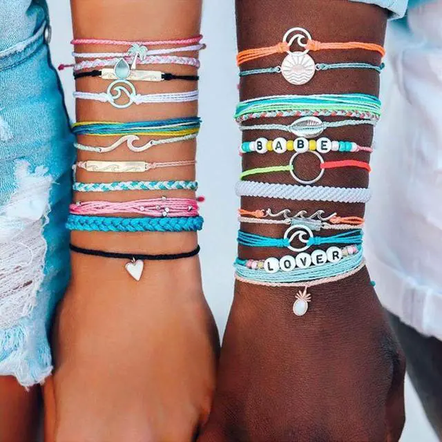 Alt view image 6 of 7 - 40 Colors 1mm Waxed Polyester Cord 437 Yard Waxed Bracelet Cord | 1mm Wax String Cord Waxed Thread for DIY Bracelets Necklace Jewelry Making Friendship Bracelet