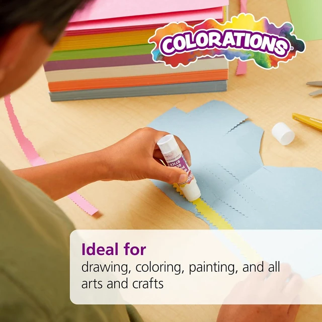 Alt view image 4 of 7 - 9" x 12" Mediumweight Brown Construction Paper, 200 Sheets | Bulk Art Paper, Arts & Crafts, School Supplies, Drawing, Coloring, Painting, 3D Art