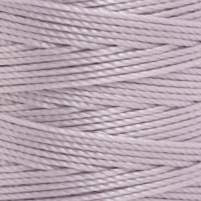 Alt view image 4 of 6 - S-Lon Bead Cord .5 mm Twisted Nylon Cord for Stringing, Lavender Color, TEX210, 77 Yard Spool