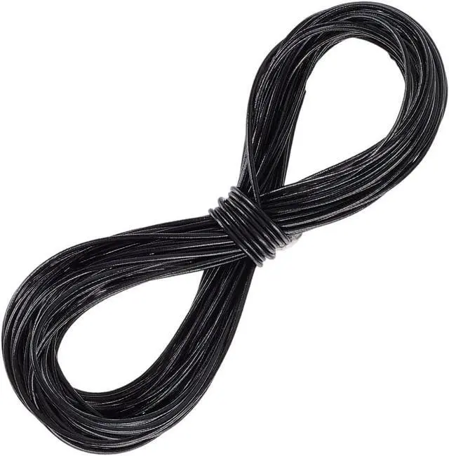 Alt view image 7 of 7 - 10.94 Yards Genuine Leather Round Cord for Jewelry Making 1.5mm Black Cowhide Leather String Lace Cording Rope Braiding Strip Thread with Organza Gift Bags for Crafting Necklace Bracelets