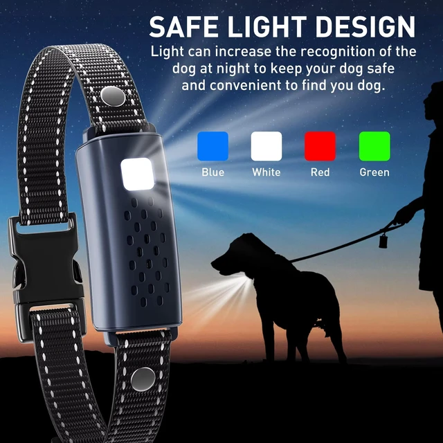 Alt view image 2 of 6 - Three modes of dog training collar/3300 foot remote control/suitable for all dogs/waterproof/with LED lights