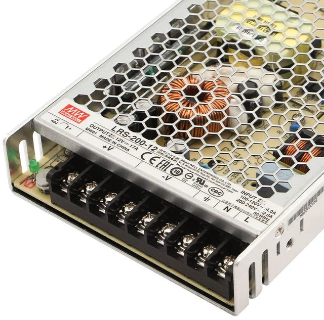 Alt view image 4 of 7 - LRS-200-12 Mean Well 200W 12V 50A Switching Power Supply