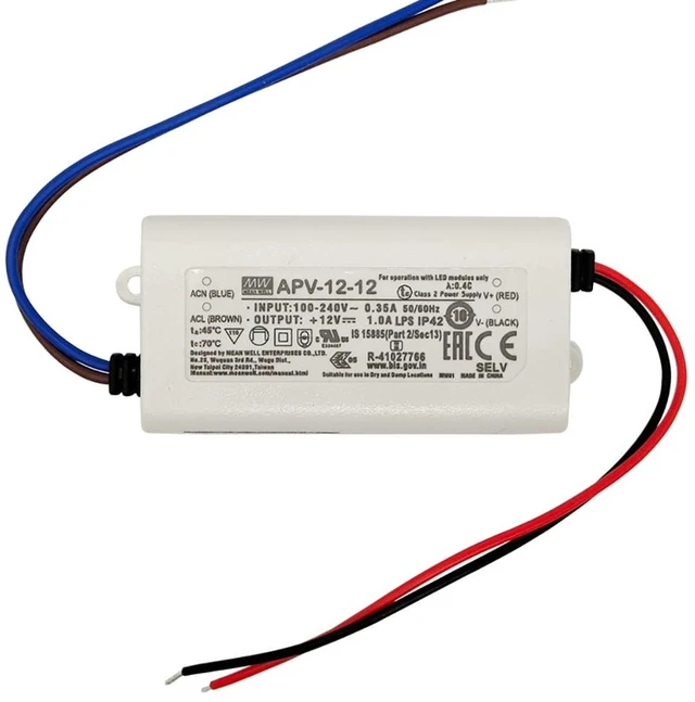 Main image of APV-12-12 Mean Well 12W 12V 1A Switching Power Supply