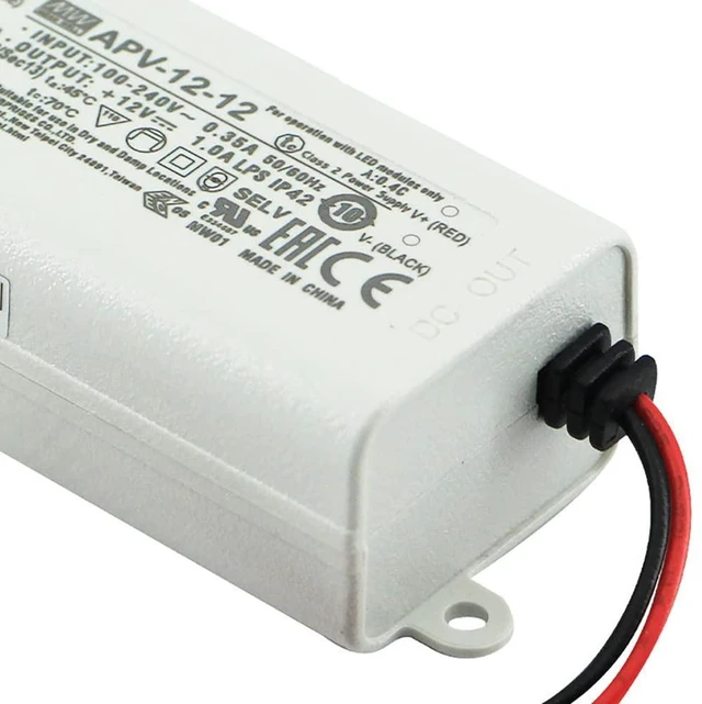 Alt view image 4 of 5 - APV-12-12 Mean Well 12W 12V 1A Switching Power Supply