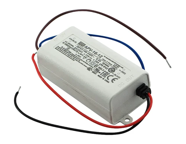 Alt view image 2 of 6 - APV-12-16 Mean Well 15W 12V 1.25A Switching Power Supply