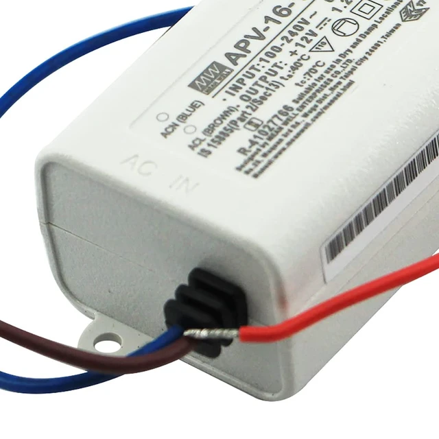 Alt view image 4 of 6 - APV-12-16 Mean Well 15W 12V 1.25A Switching Power Supply