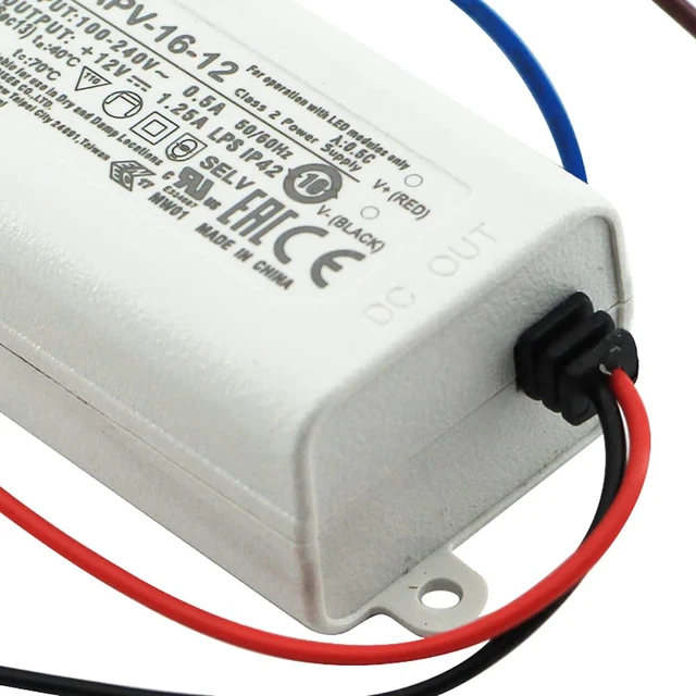 Alt view image 5 of 6 - APV-12-16 Mean Well 15W 12V 1.25A Switching Power Supply