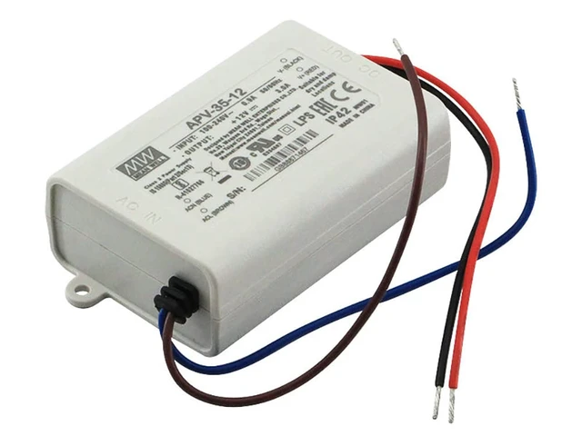 Alt view image 2 of 6 - APV-35-12 Mean Well 36W 12V 3A Switching Power Supply