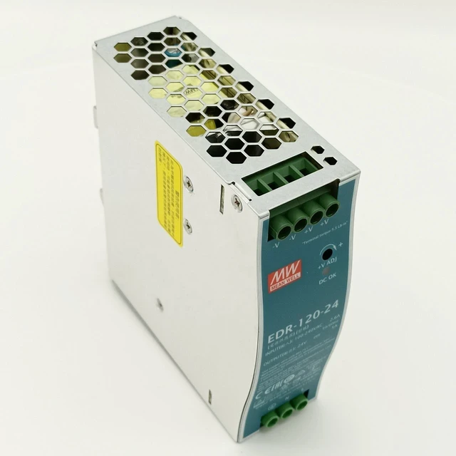 Alt view image 2 of 6 - EDR-120-24 Mean Well 120W 24V 50A Switching Power Supply
