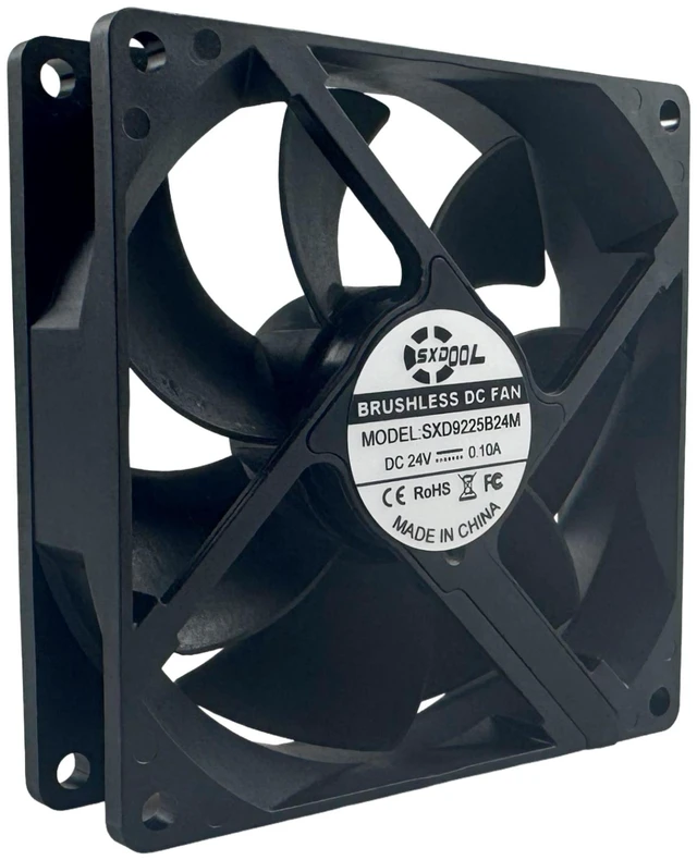 Main image of SXDOOL SXD9225B24M Potted DC Cooling Fan, 92 x 92 x 25 mm, 24V DC