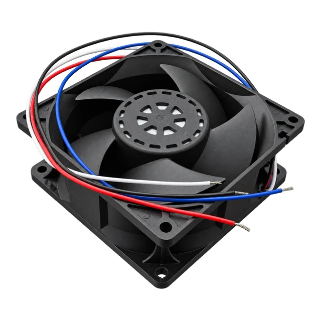 Alt view image 4 of 7 - SXDOOL SXD9238B24H-PWM 92 x 92 x 38mm 24V DC 1.50A 10000RPM High Static Pressure Cooling Fan, Dual Ball Bearings, Copper Center Tube, PWM / FG 4-Wire