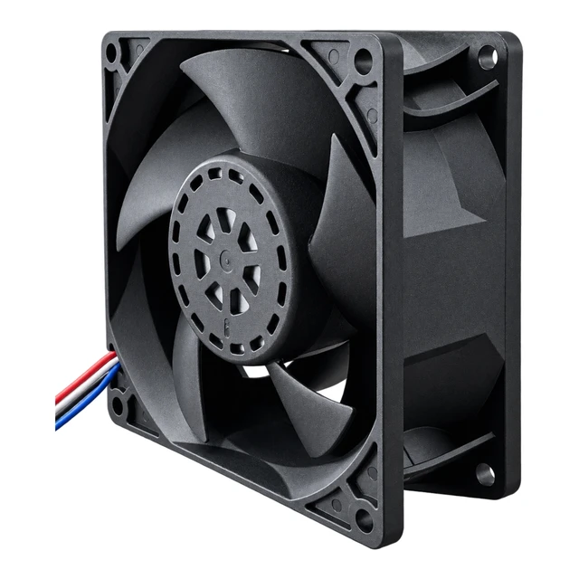 Alt view image 3 of 7 - SXDOOL SXD9238B24H-PWM 92 x 92 x 38mm 24V DC 1.50A 10000RPM High Static Pressure Cooling Fan, Dual Ball Bearings, Copper Center Tube, PWM / FG 4-Wire