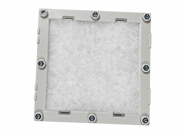 Alt view image 5 of 7 - SXDOOL 120mm EC Electrical Enclosure Fan Kit, 110-240V AC, Rain Hood, 0-60 C Thermostat, 1.5m US Power Cord