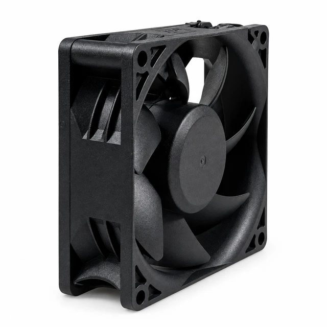Alt view image 2 of 4 - SXDOOL 80mm 12V Potted IP68 Waterproof Cooling Fan, 6000 RPM High Speed, Dual Ball Bearings, Waterproof Connector, Guard and Screws