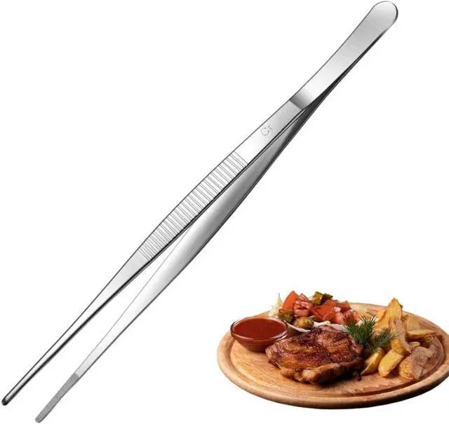 Alt view image 2 of 7 - Aniso Long Tweezers, Stainless Steel, 12 Inches