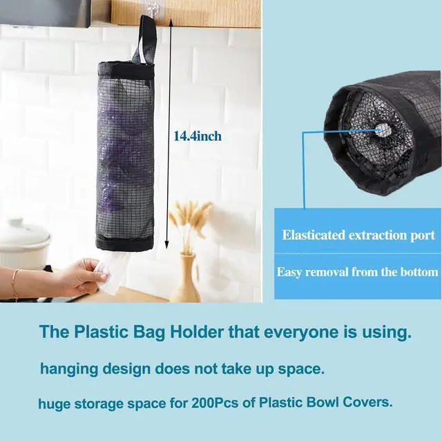 Alt view image 3 of 5 - 200PCS Reusable Elastic Bowl Covers, Plastic Food Covers with Elastic Edges,Airtight Stretchable Bowl Lids for Refrigerator Storage,Leftovers & Meal Prep,BPA Free,Assorted Sizes