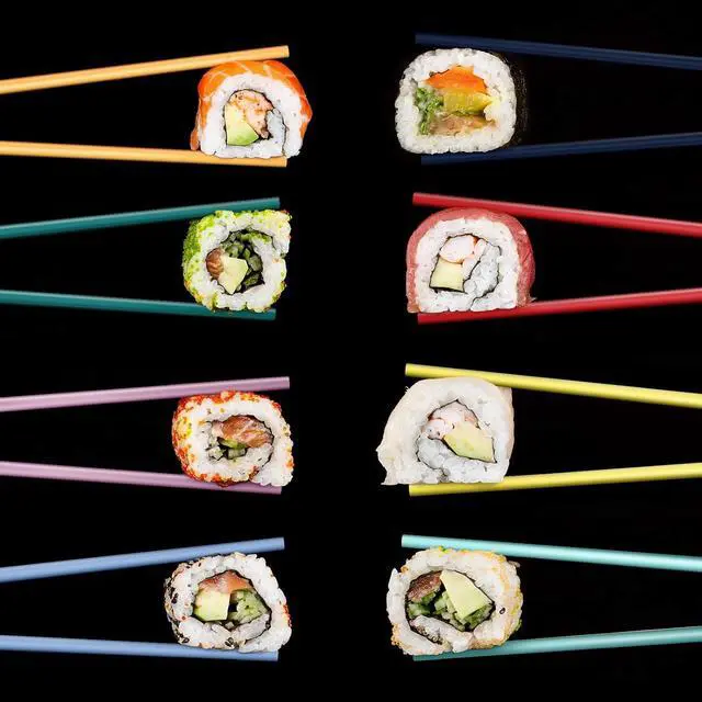 Alt view image 5 of 6 - Boao 12 Pairs Plastic Chopsticks Reusable 9 Inch, 12 Pairs, Muticolor