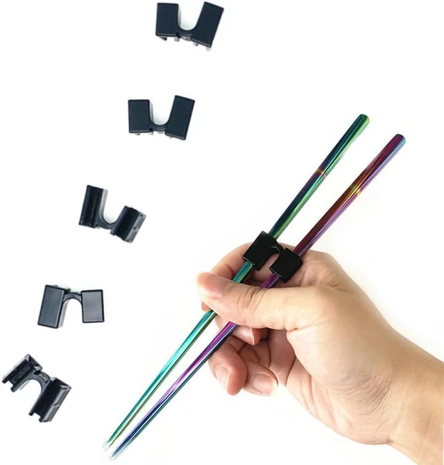Main image of 5pcs Reusable Chopsticks Helpers Training Chopstick Hinges Connector