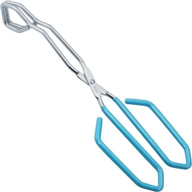 Main image of HINMAY Kitchen Scissor Tongs 11-Inch Heavy Duty Stainless Steel Wire Tongs