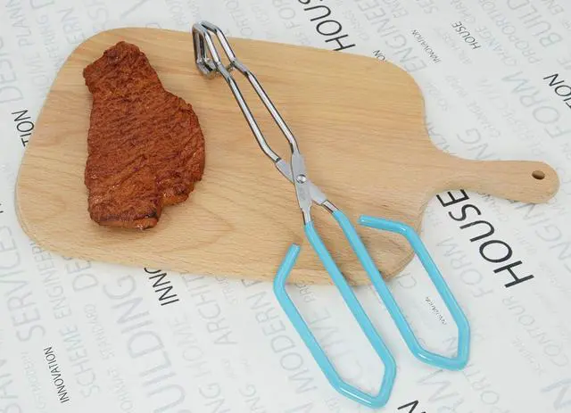 Alt view image 5 of 6 - HINMAY Scissor Style Tongs 10 Inches and 11 Inches Set, Set of 2