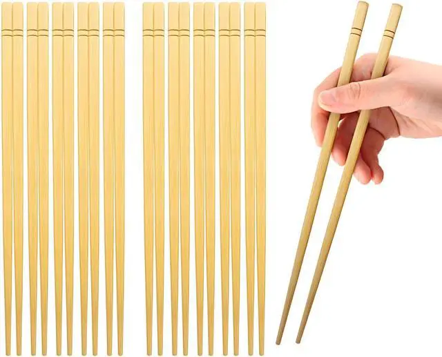 Main image of 9.5 Inch X 10 Pairs Chopsticks,Reusable,Simplea and Minimalistic Design,More Size Choices 7"/9.5"/12"