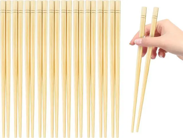 Main image of 7 Inch X 10 Pairs Chopsticks,Reusable,Simplea and Minimalistic Design,More Size Choices 7"/9.5"/12"