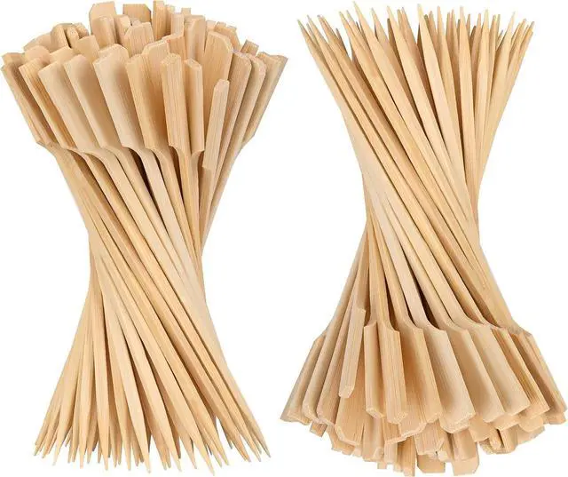 Main image of 3.5 Inch Bamboo Skewers, 300 PCS Bamboo Paddle Wood Picks, Toothpicks for Appetizers, Cocktail Picks for Drinks, Food Picks, BBQ, Sandwich, Barbecue Snacks.