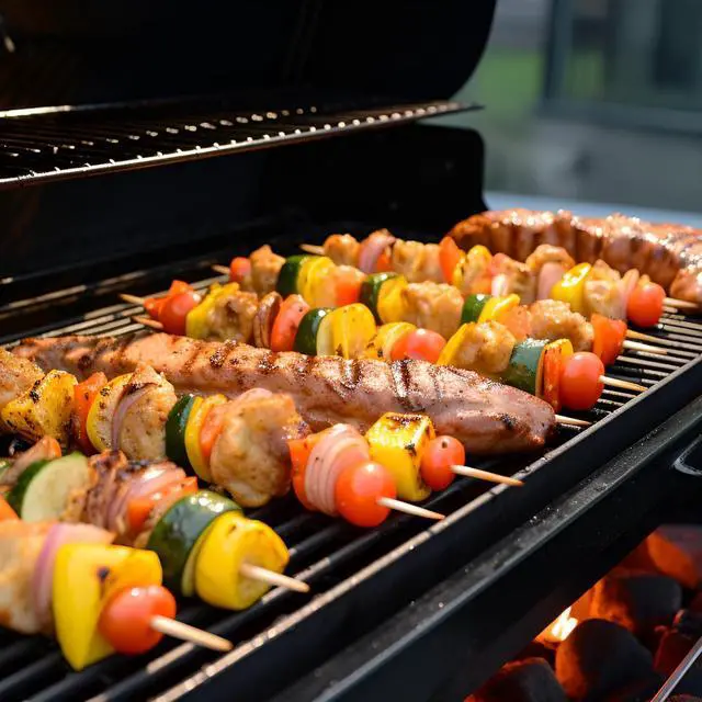 Alt view image 5 of 6 - Bamboo Skewers 10 Inch Wooden Skewers Sticks for Grilling, BBQ, Shish Kabob, Fruit, Yakitori. More Size Choices 8"/12", 100 PCS (10inch X 3mm)