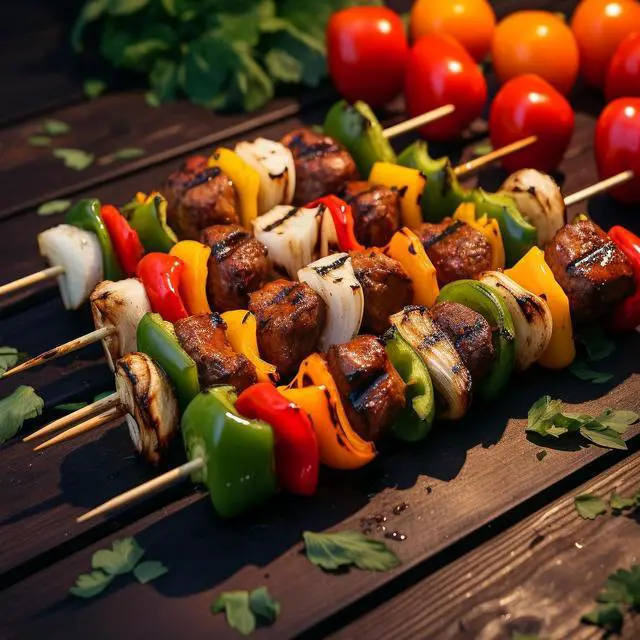 Alt view image 4 of 6 - Bamboo Skewers 12 Inch Wooden Skewers Sticks for Grilling, BBQ, Shish Kabob, Fruit, Yakitori. More Size Choices 8"/10", 100 PCS (12inch X 4mm)
